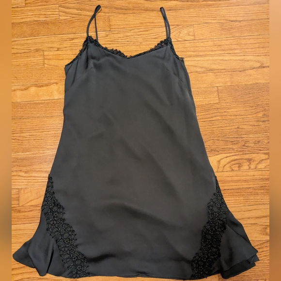 Banana Republic Gray Lace Slip Dress - Picture 2 of 5